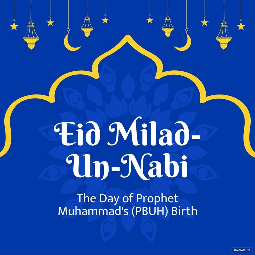Eid Milad-Un-Nabi Linkedin Post Template