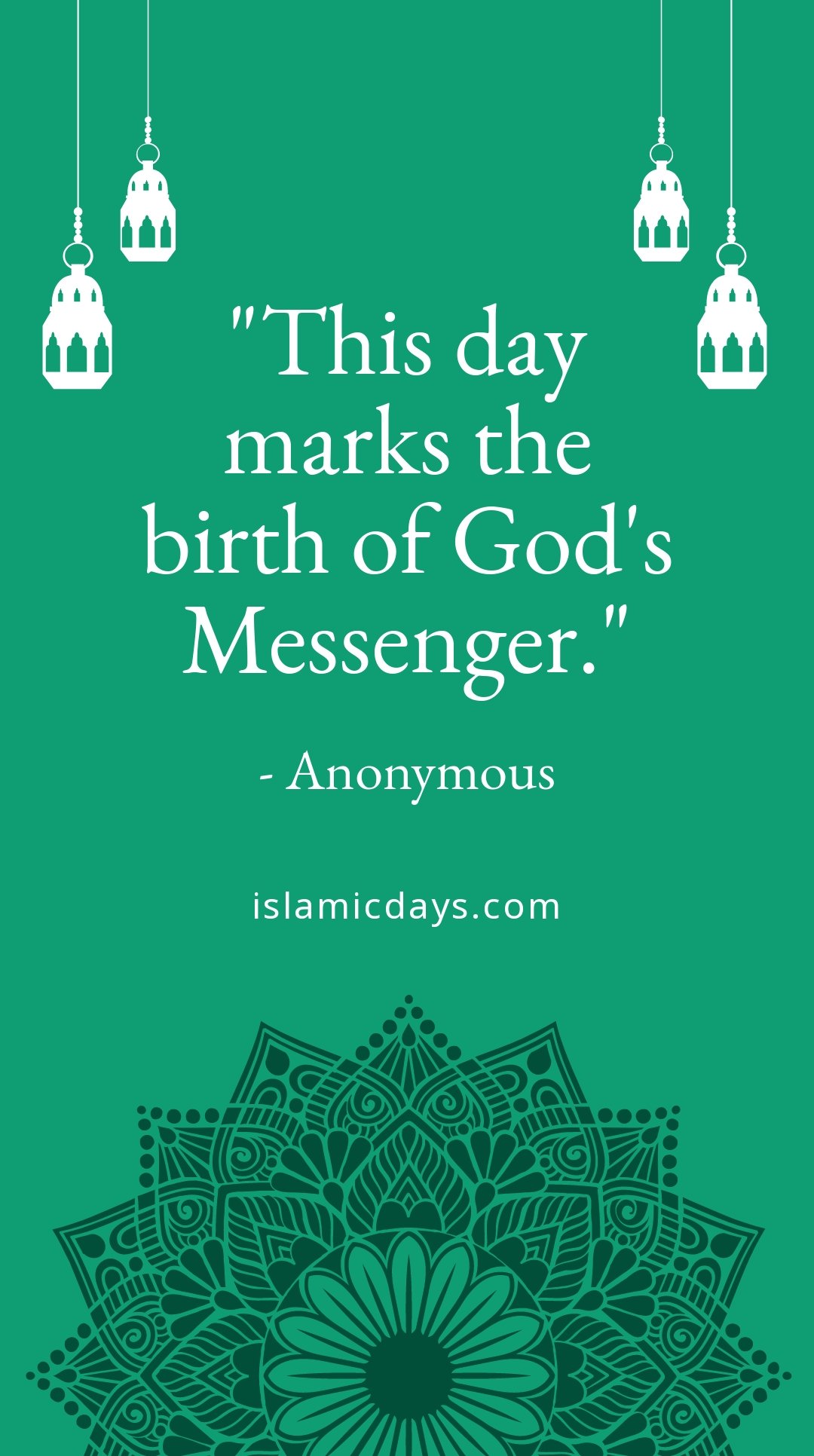 Free Milad-Un-Nabi Quote Instagram Story Template