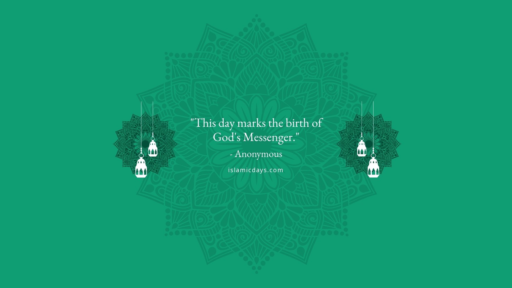 Milad-Un-Nabi Quote Youtube Banner Template