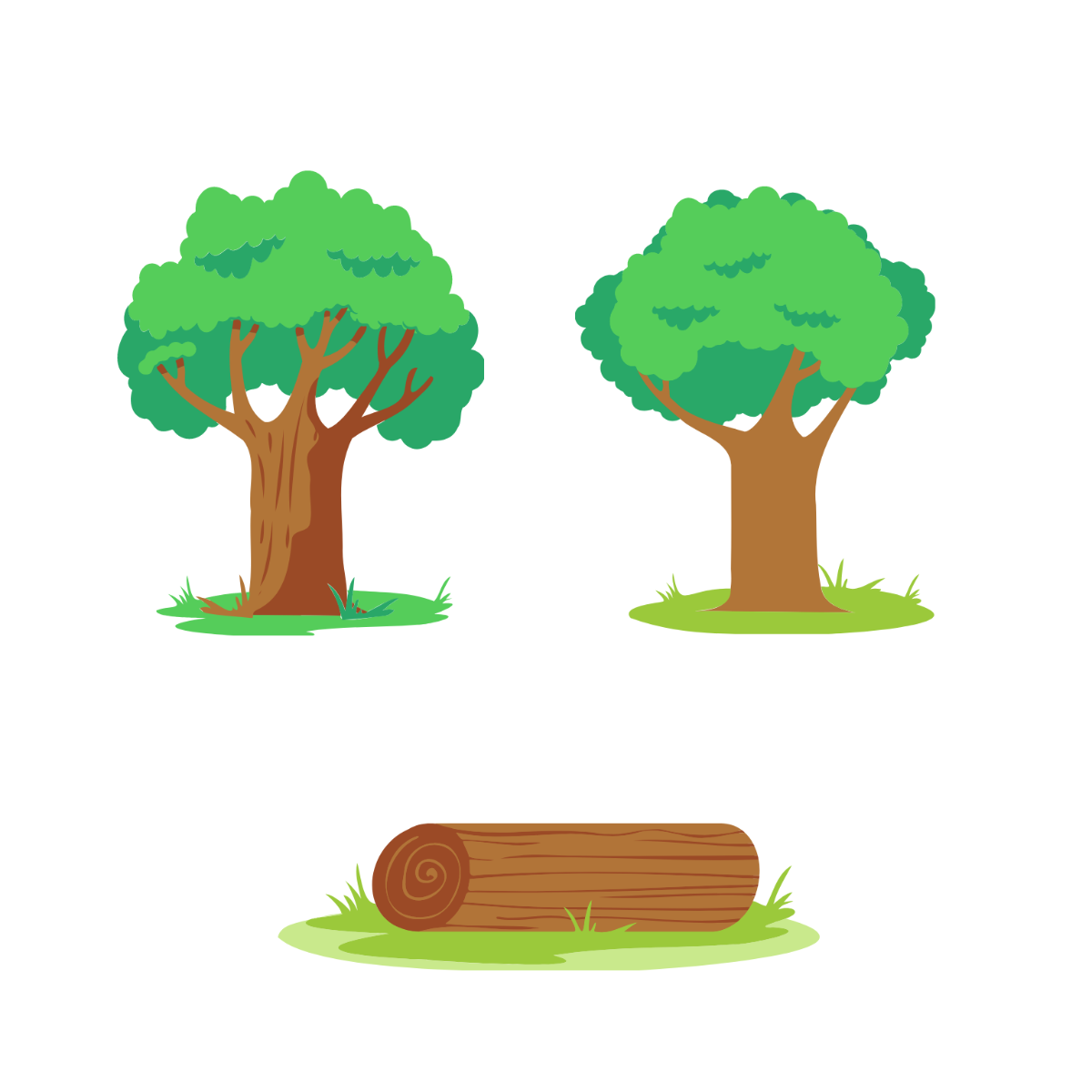Free Tree Trunk Vector Template