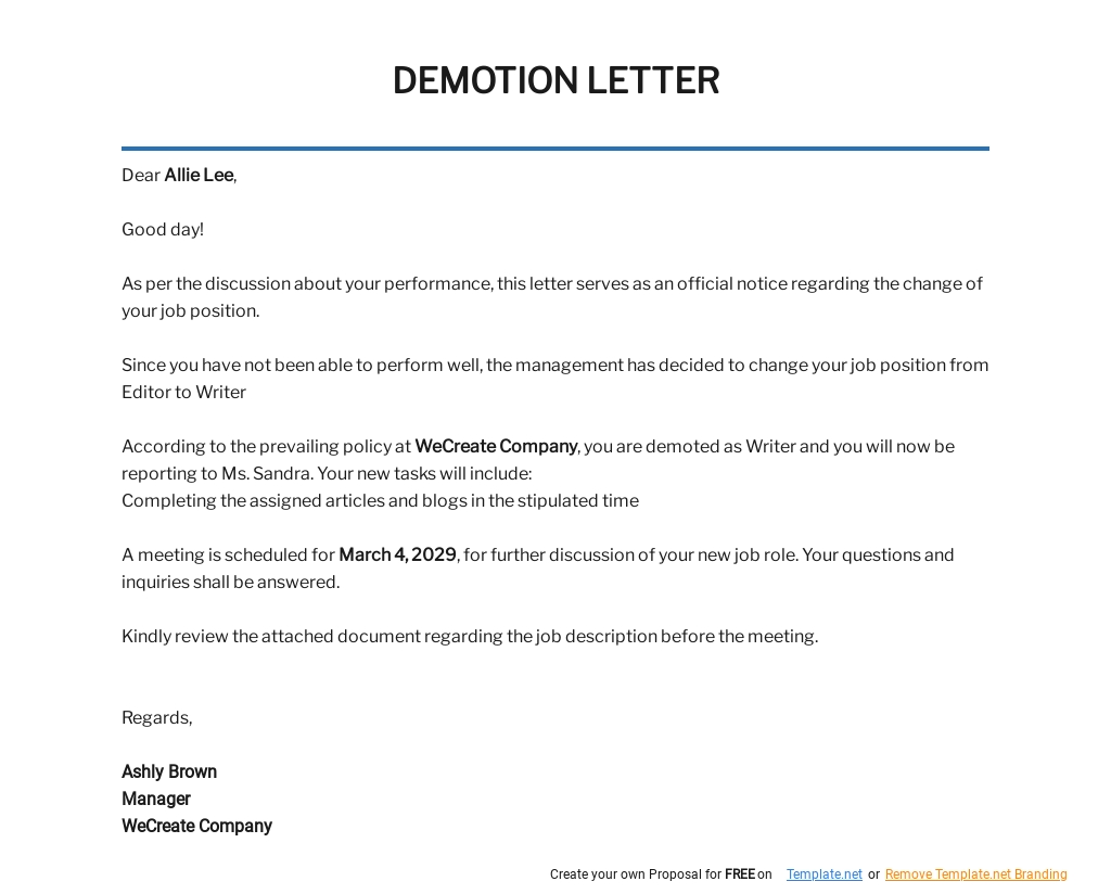 Demotion Letter Template.jpe