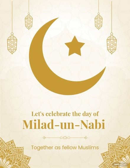 Milad-un-nabi Celebration Flyer Template in Word, Google Docs, PSD, Apple Pages, Publisher