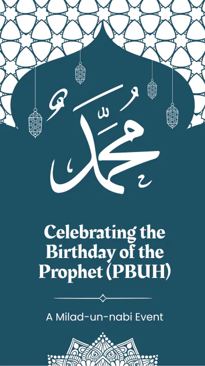 Free Milad-un-nabi Event Instagram Story Template to Edit Online