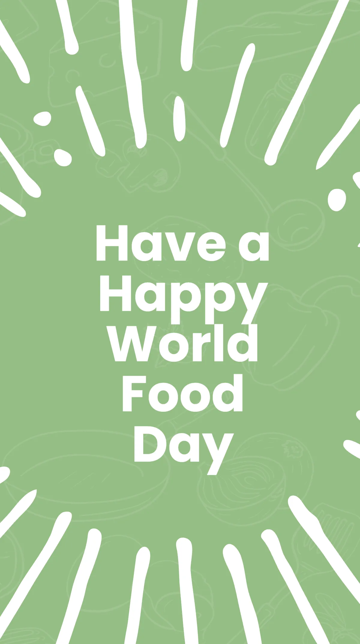 Free World Food Day Promotion Instagram Story Template to Edit Online