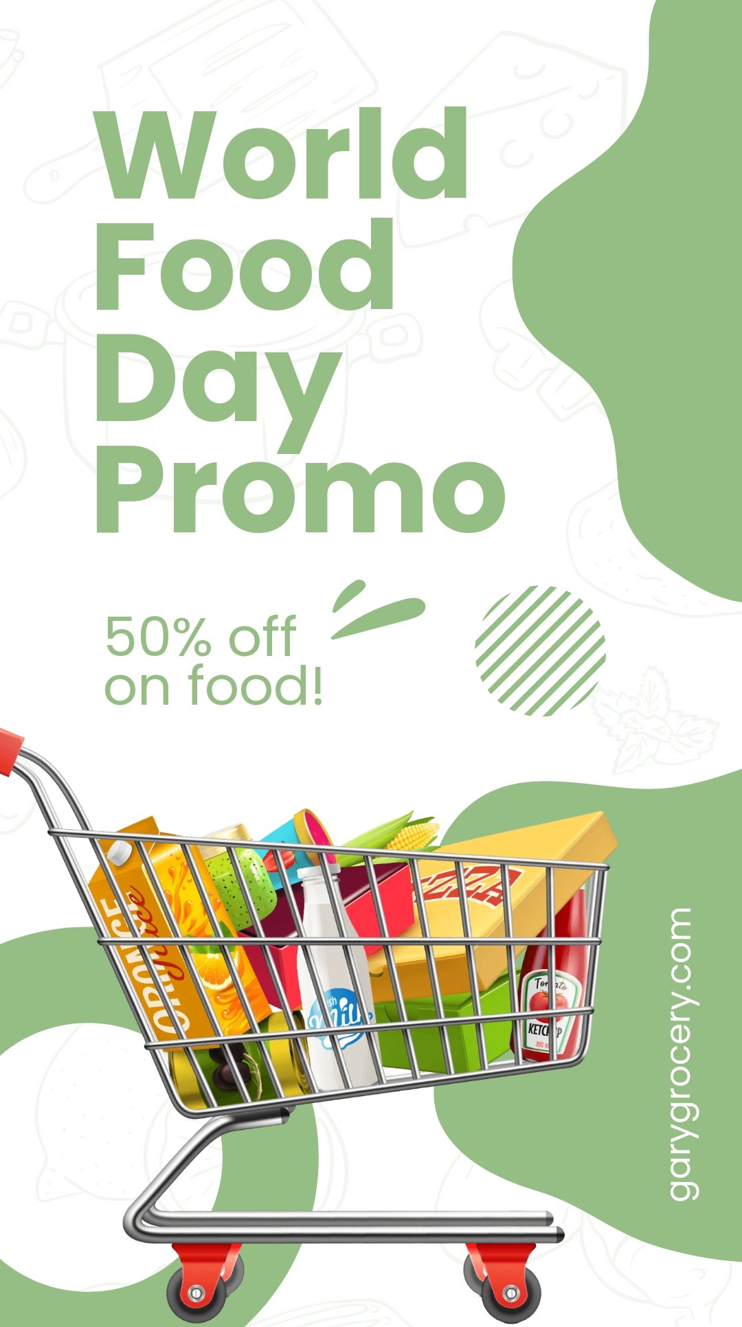 World Food Day Promotion Whatsapp Post Template