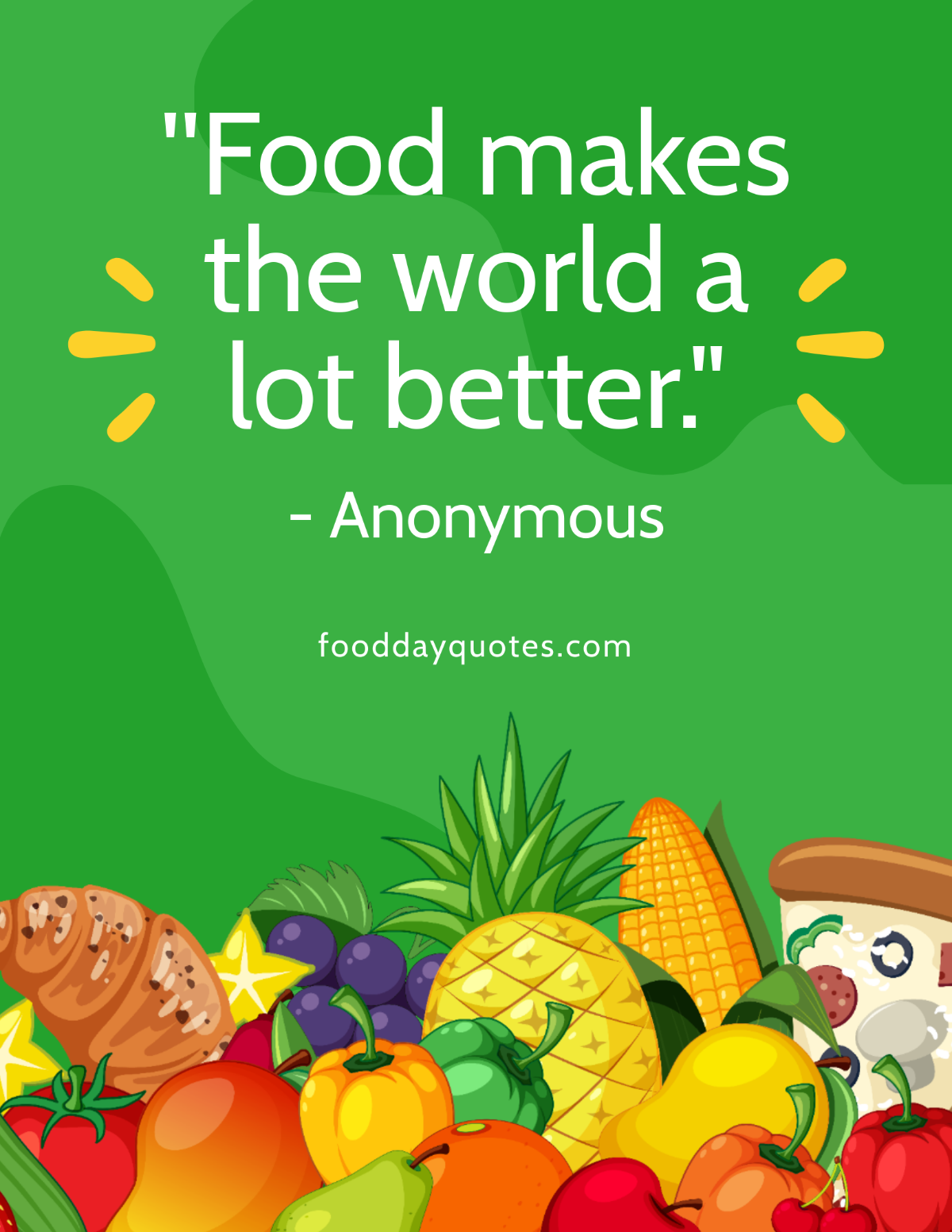 World Food Day Quote Flyer