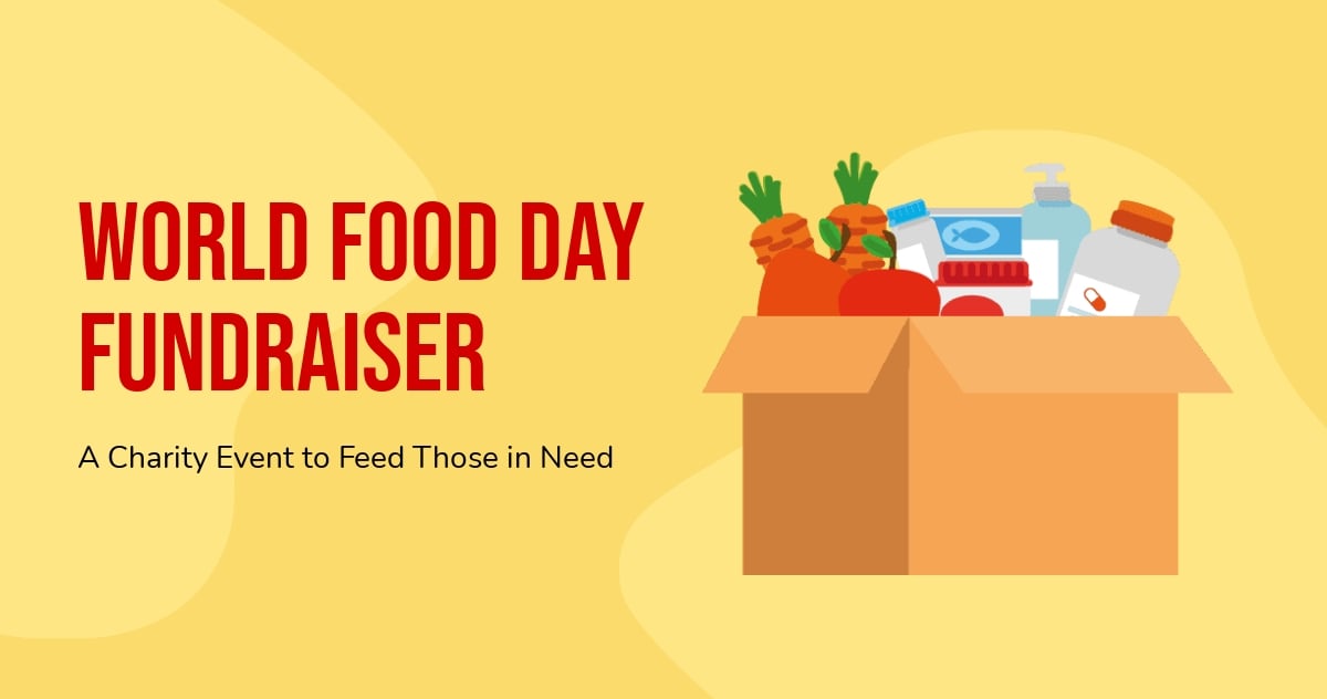 World Food Day Charity Facebook Post Template