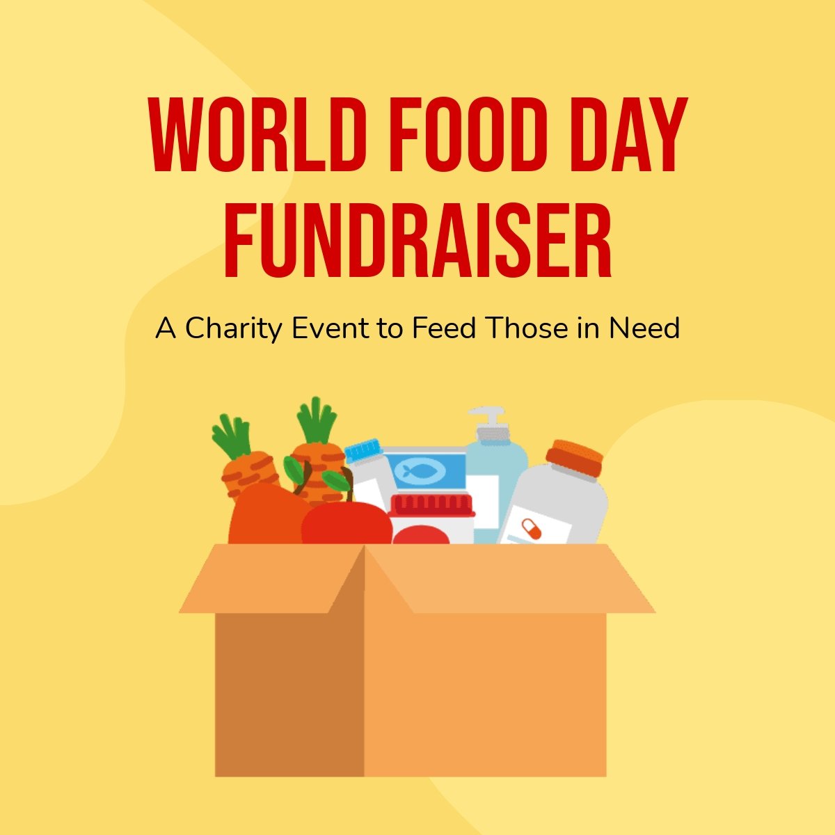 World Food Day Charity Linkedin Post