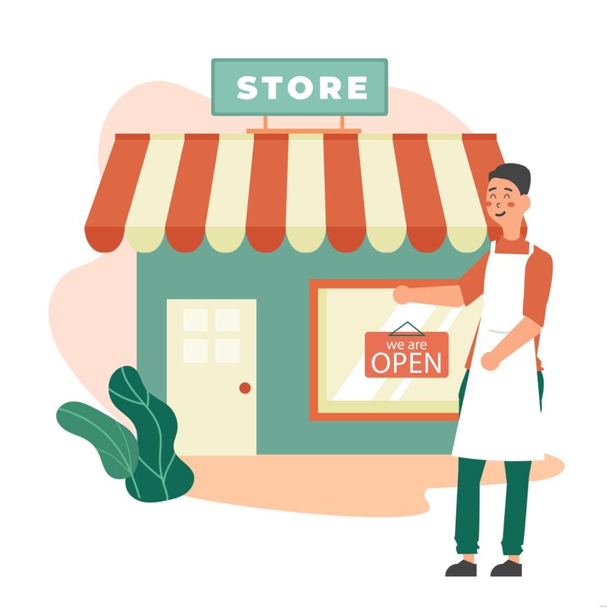 Small Business Owner Illustration