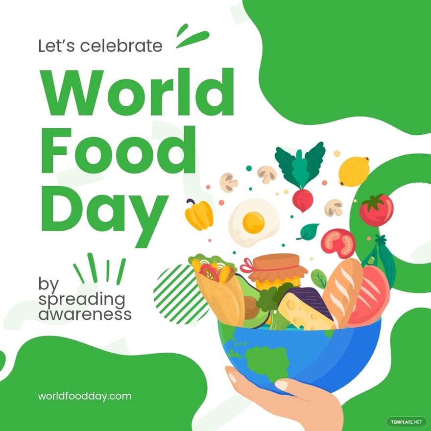 Simple World Food Day Instagram Post Template