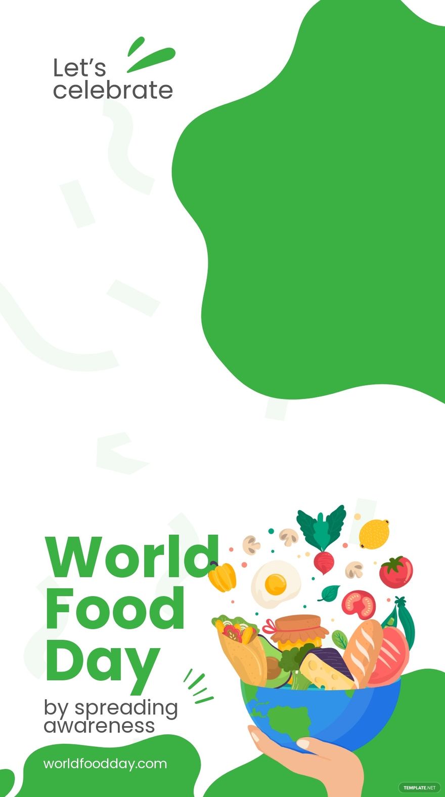 Simple World Food Day Snapchat Geofilter