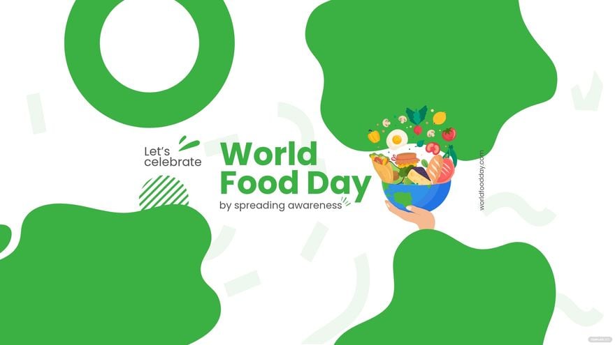Simple World Food Day Youtube Banner Template