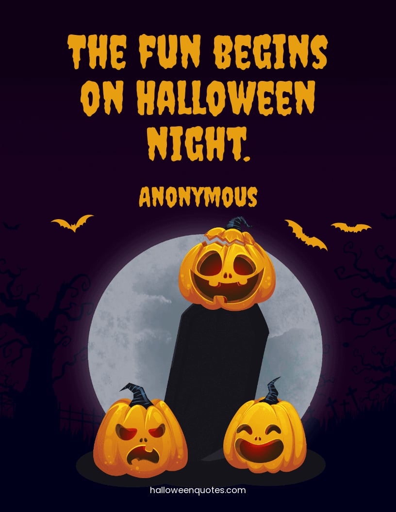 Halloween Quote Flyer Template