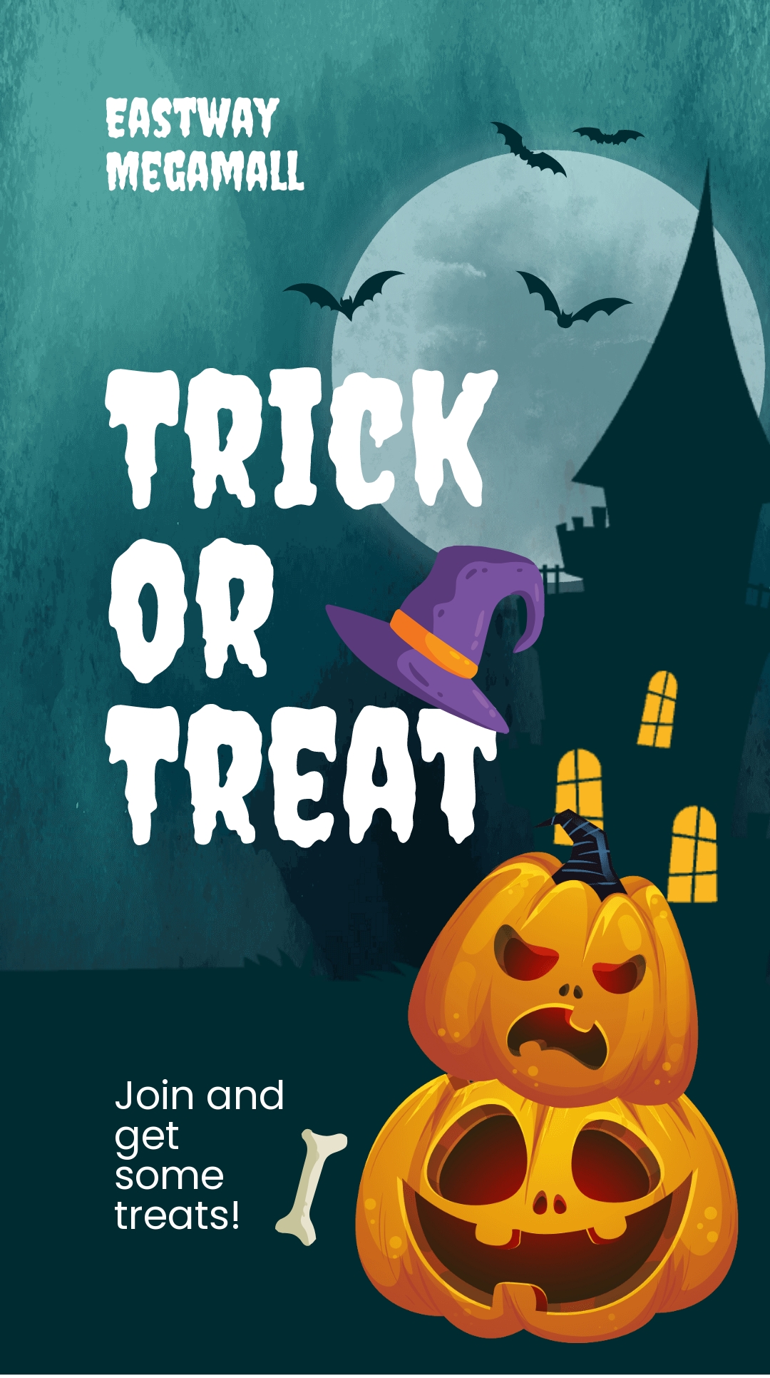 Halloween Trick Or Treat Instagram Story Template