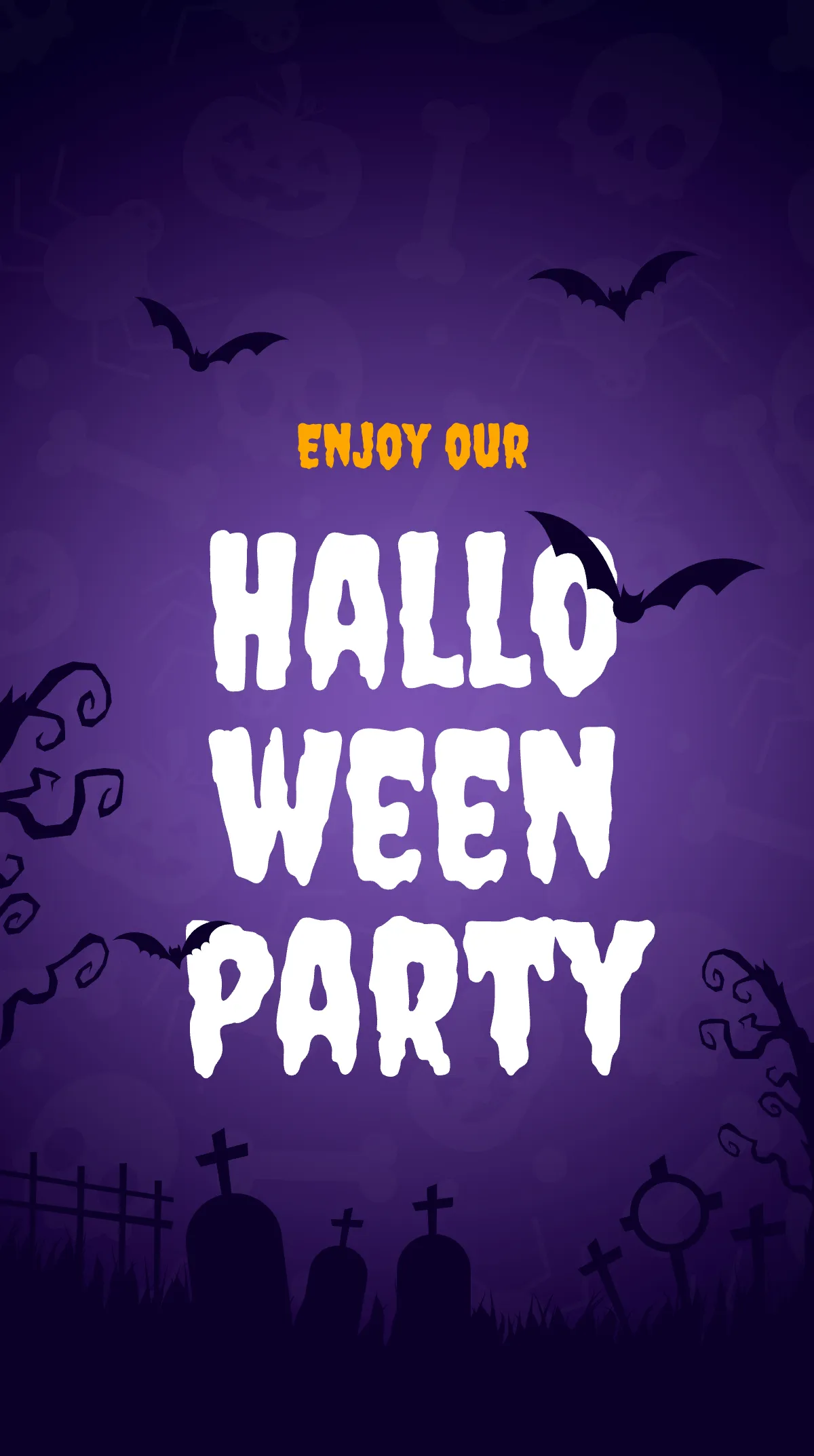 Free Halloween Party Instagram Story Template to Edit Online