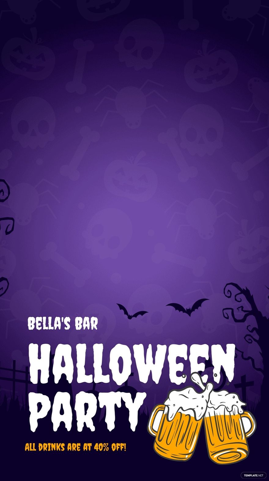 Free Halloween Party Snapchat Geofilter Template