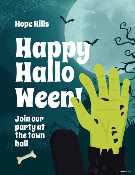 Free Happy Halloween Flyer Template in Word, Google Docs, PSD, Apple Pages, Publisher