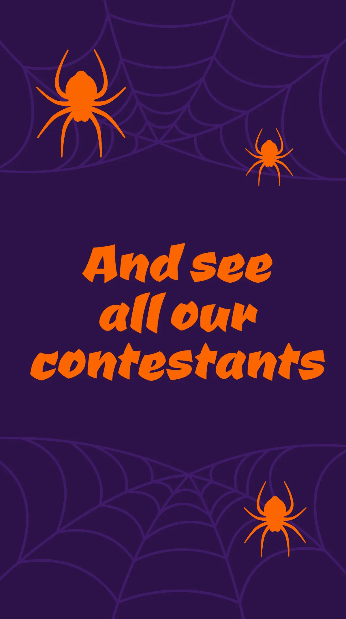 Free Halloween Costume Contest Instagram Story Template to Edit Online