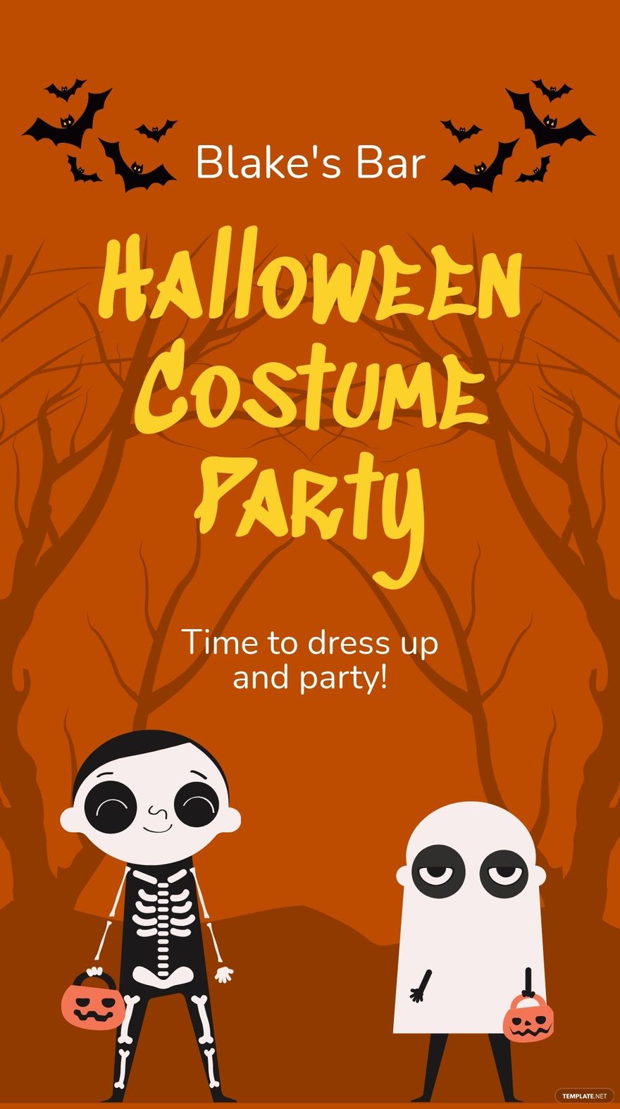 Free Halloween Costume Party Instagram Story Template