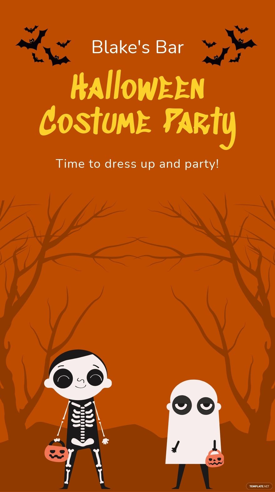Free Halloween Costume Party Snapchat Geofilter Template