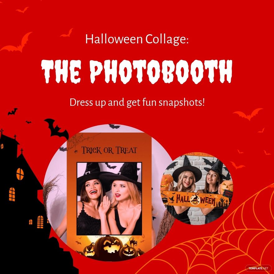 Halloween Collage Instagram Post Template
