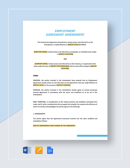 32 employment agreement templates free word pdf format download free premium templates