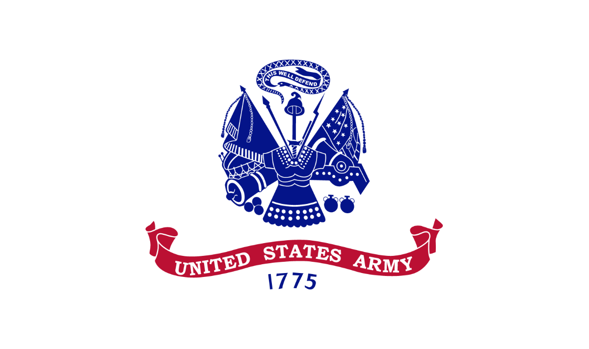 US Army Flag Vector Template