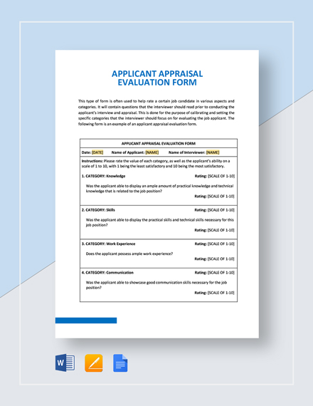 69+ FREE Form Templates - PDF | Word | Excel | Google Docs | Apple (MAC ...