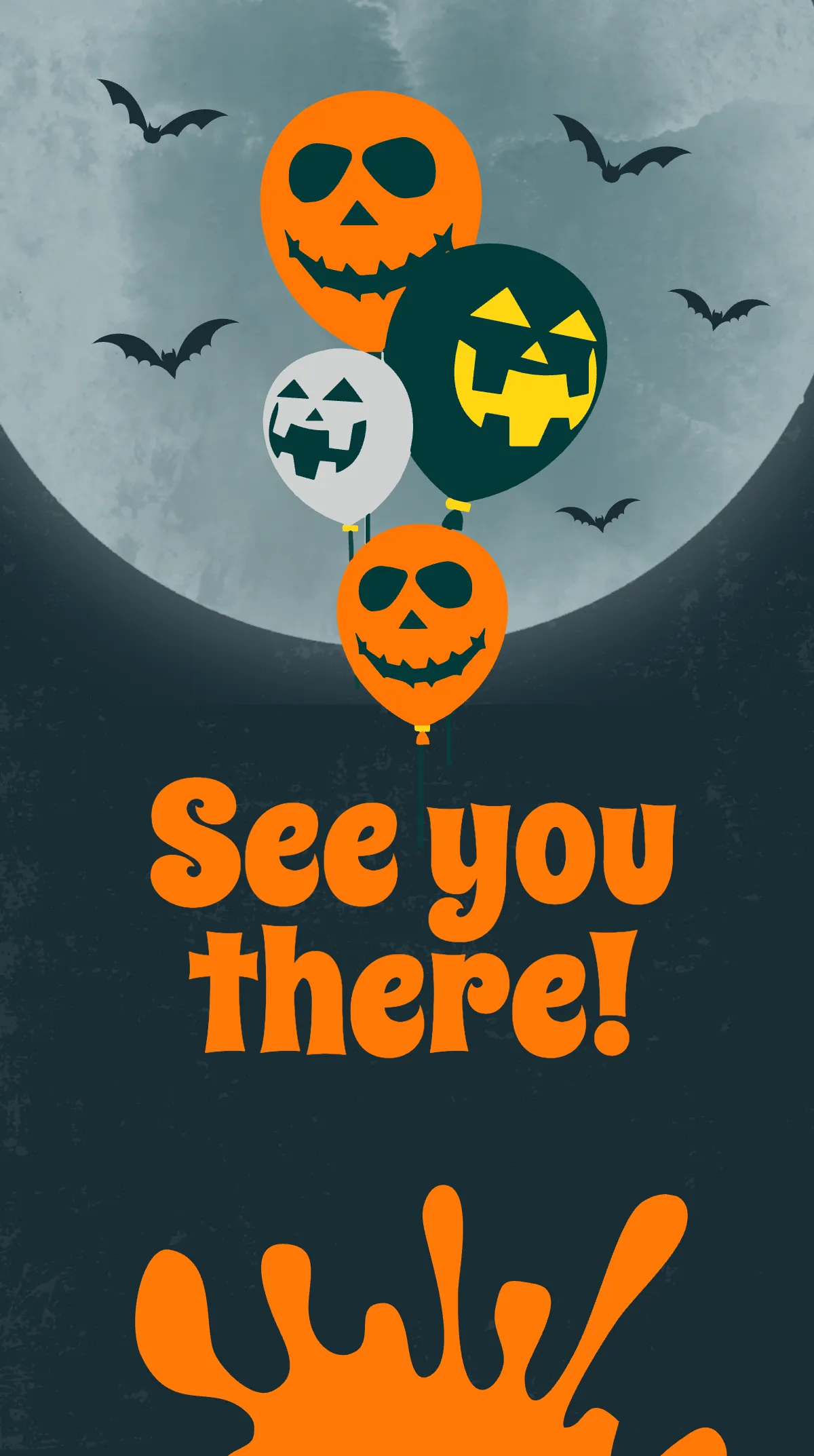 Free Halloween Invitation Instagram Story Template to Edit Online