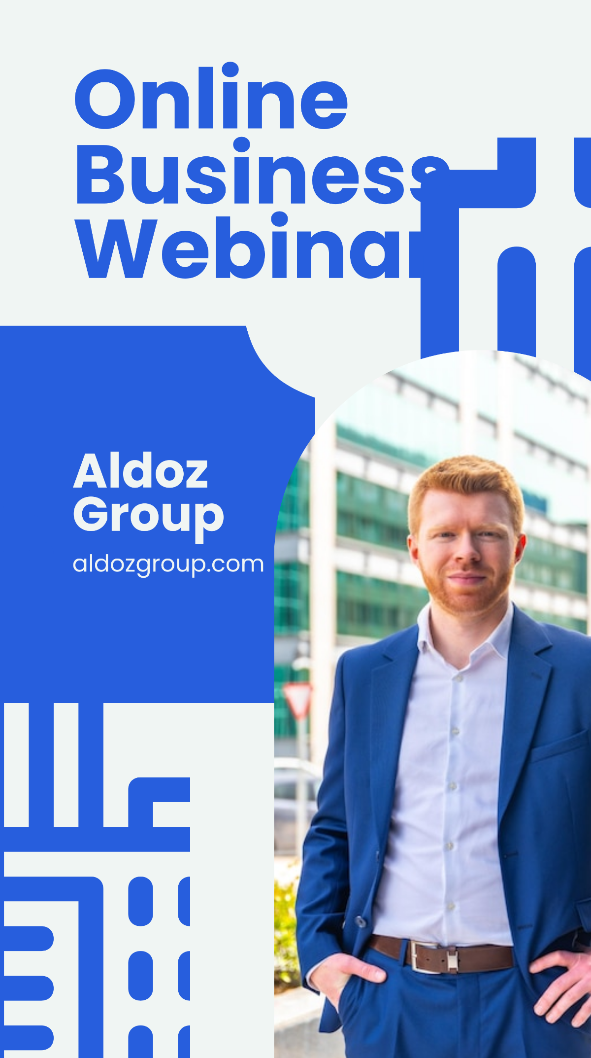 Free Business Webinar Whatsapp Post Template to Edit Online