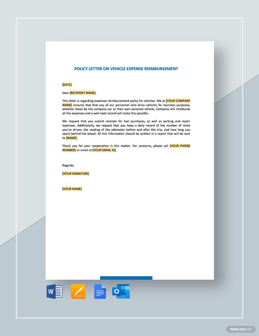 FREE Policy Template Download in Word Google Docs PDF Illustrator