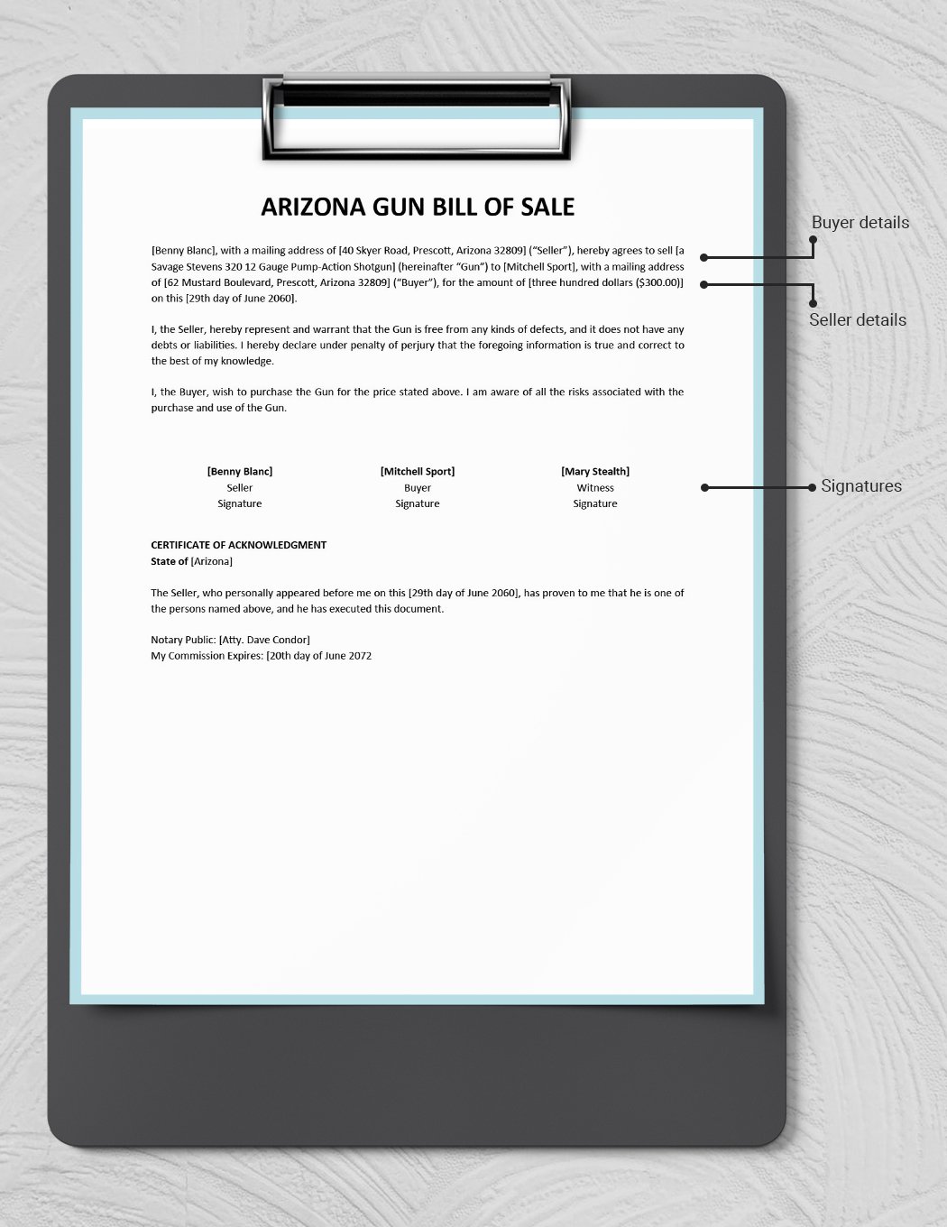 arizona-firearm-gun-bill-of-sale-template-download-in-word-google