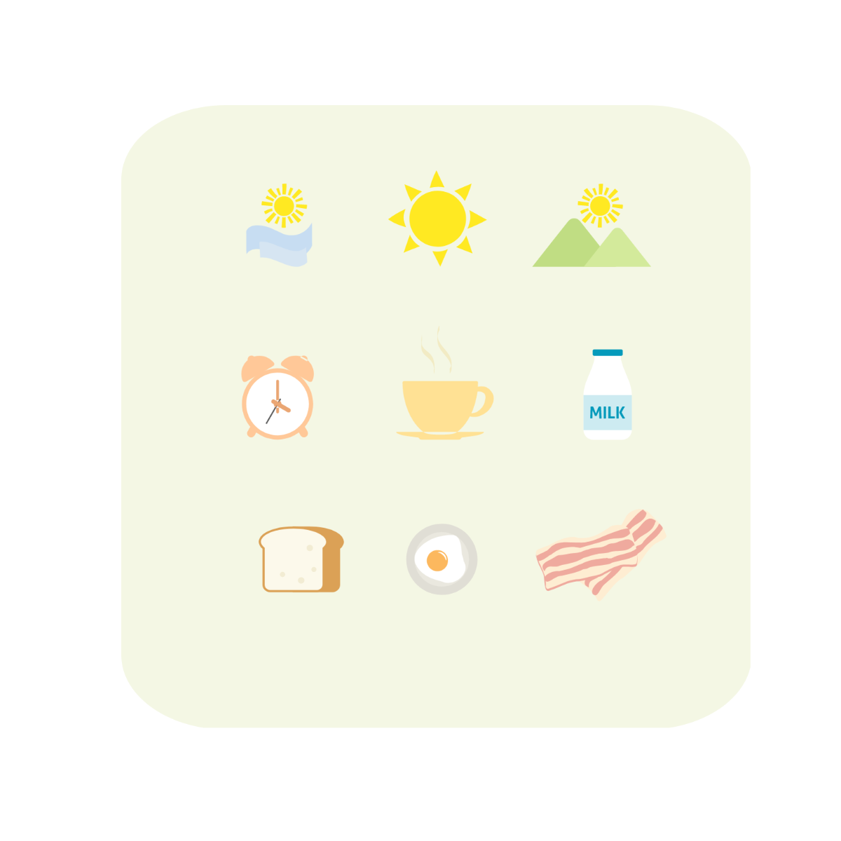 Free Good Morning Symbol Vector Template