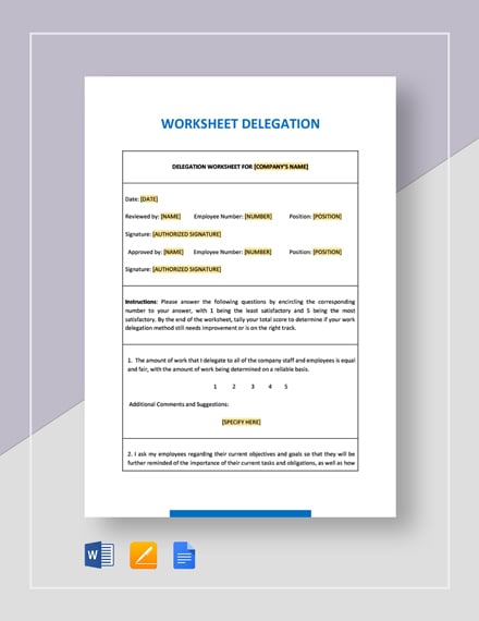 Employment Contract Worksheet Template: Download 47+ HR ...