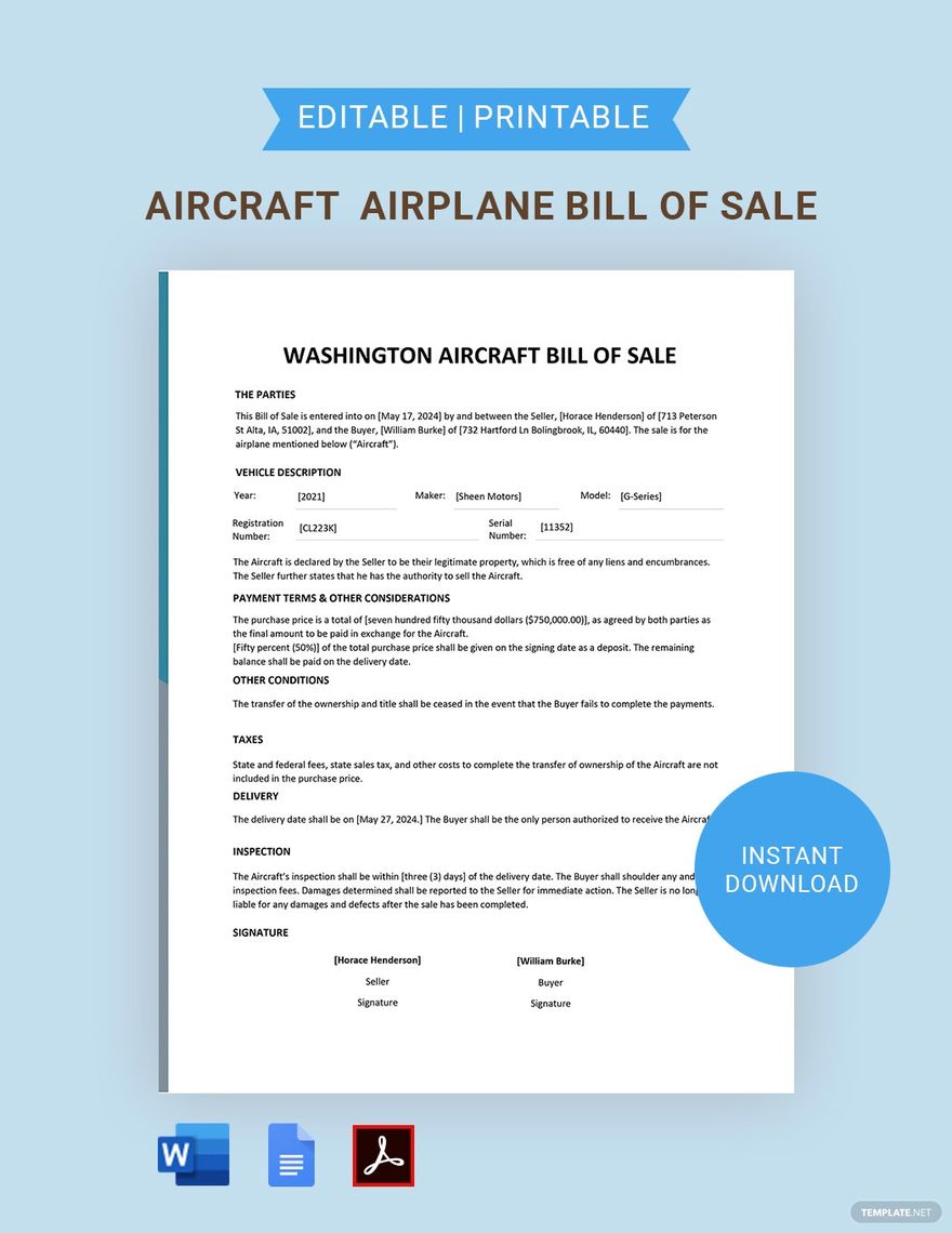 aircraft-airplane-bill-of-sale