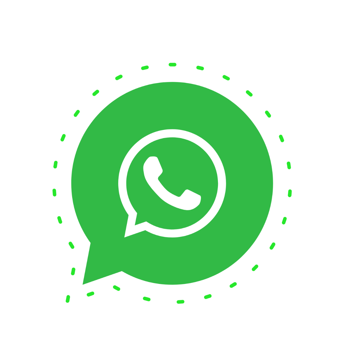 Modern Whatsapp Icon Vector Template