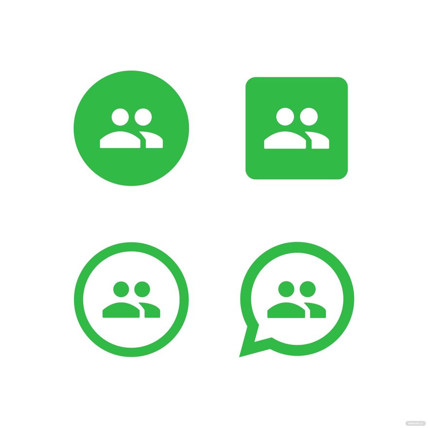 Whatsapp Group Vector in Illustrator, SVG, JPG, EPS, PNG - Download | Template.net