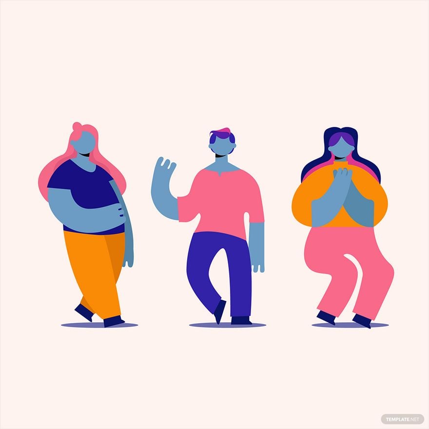 Free Abstract People Vector