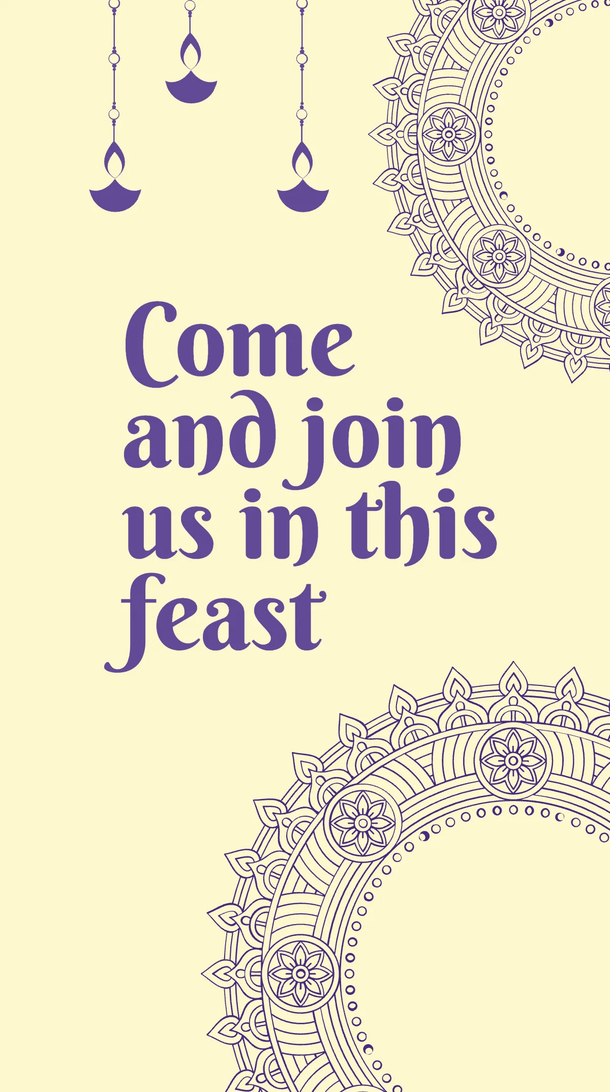 Free Diwali Feast Instagram Story Template to Edit Online