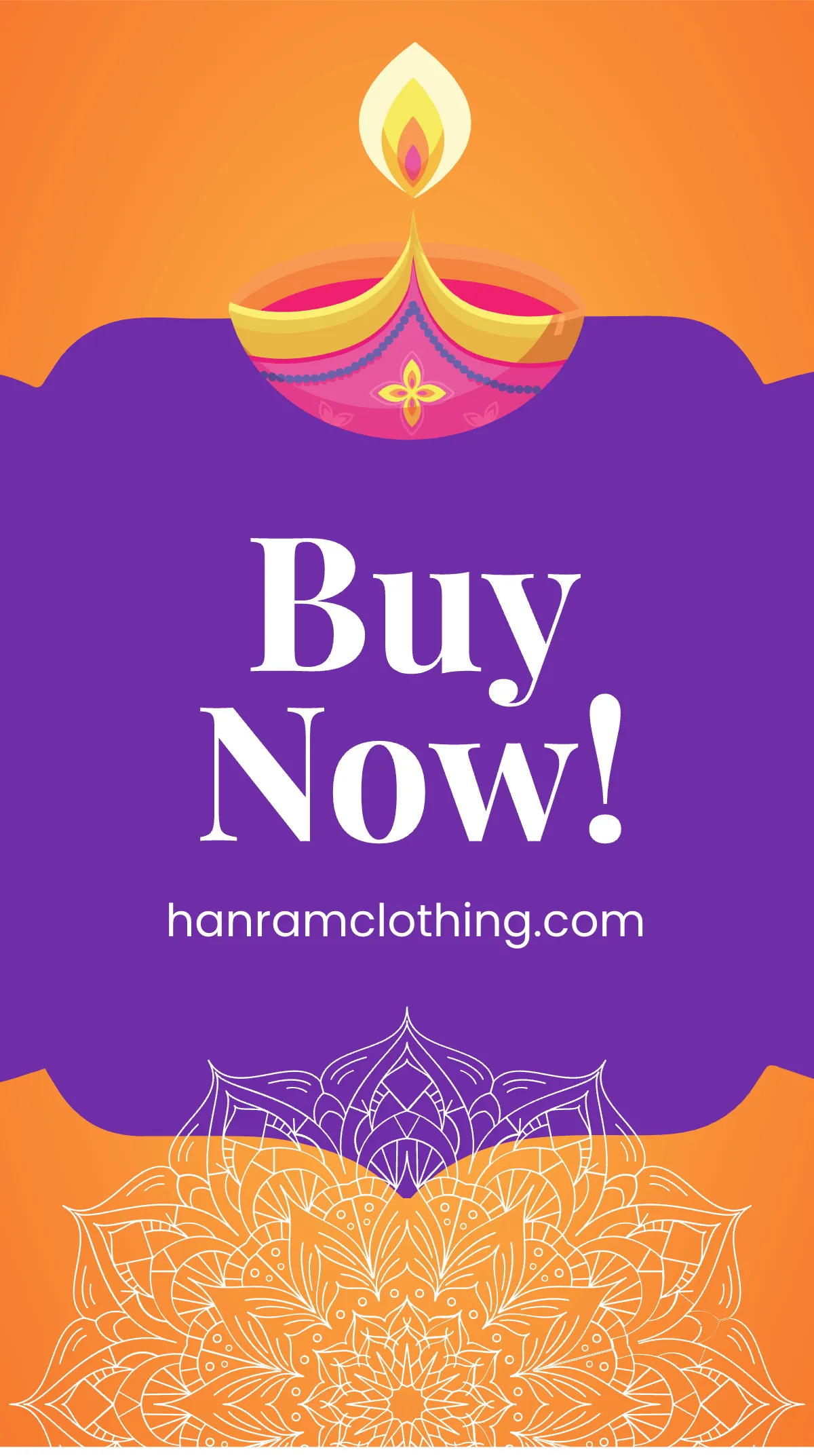 Free Diwali Sale Instagram Story Template to Edit Online