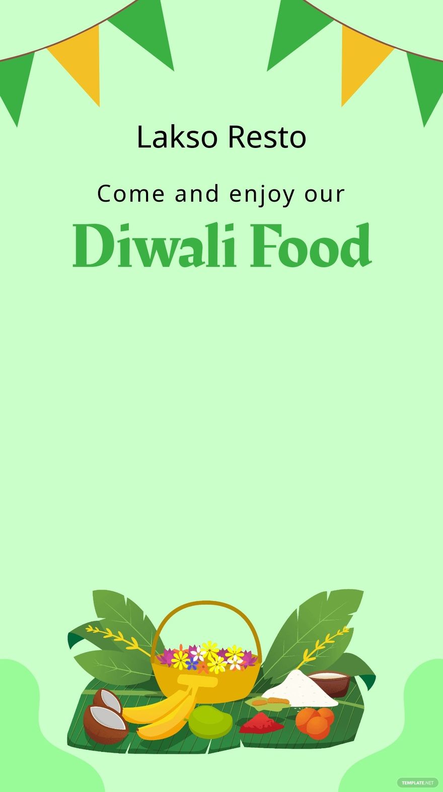 Diwali Food Snapchat Geofilter Template