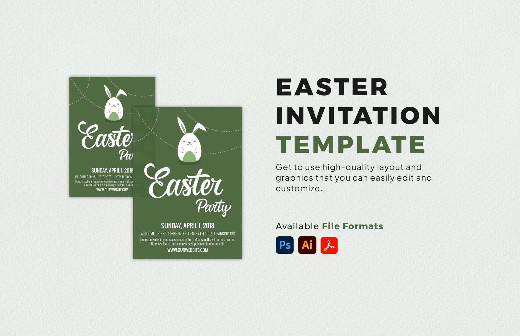 Easter Invitation Template