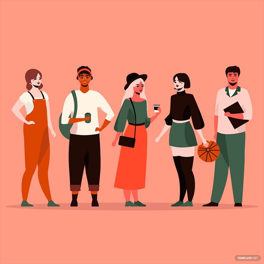 Free Hipster People Vector