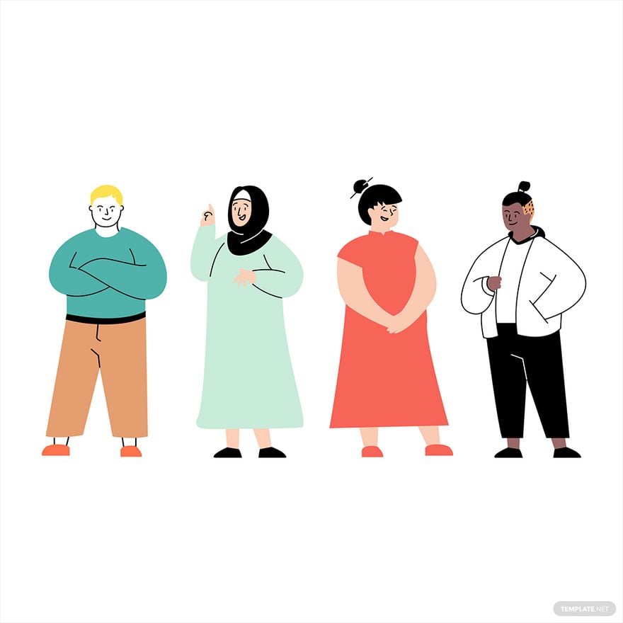 Free Diverse People Vector
