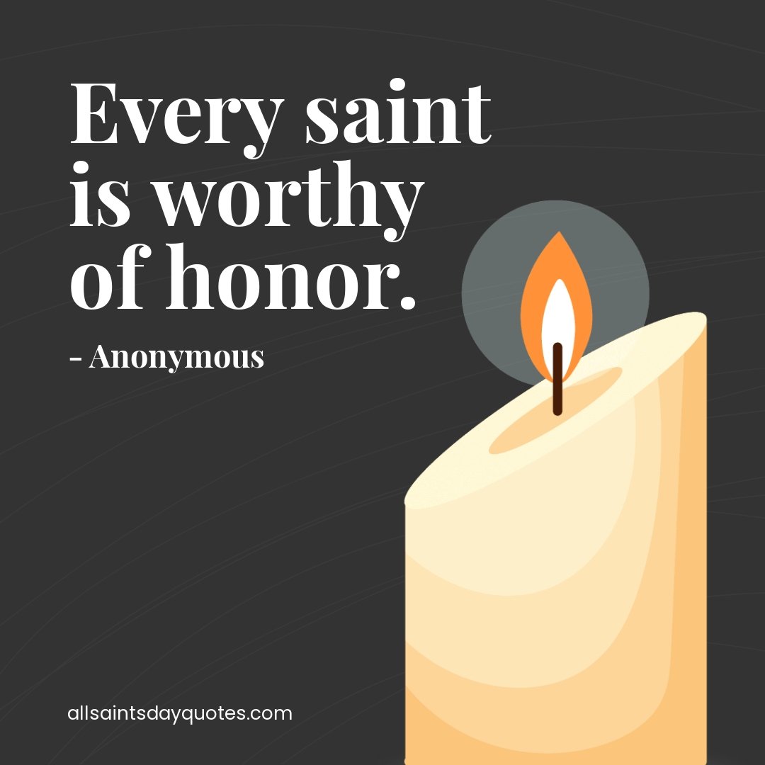 All Saints Day Quote Instagram Post Template