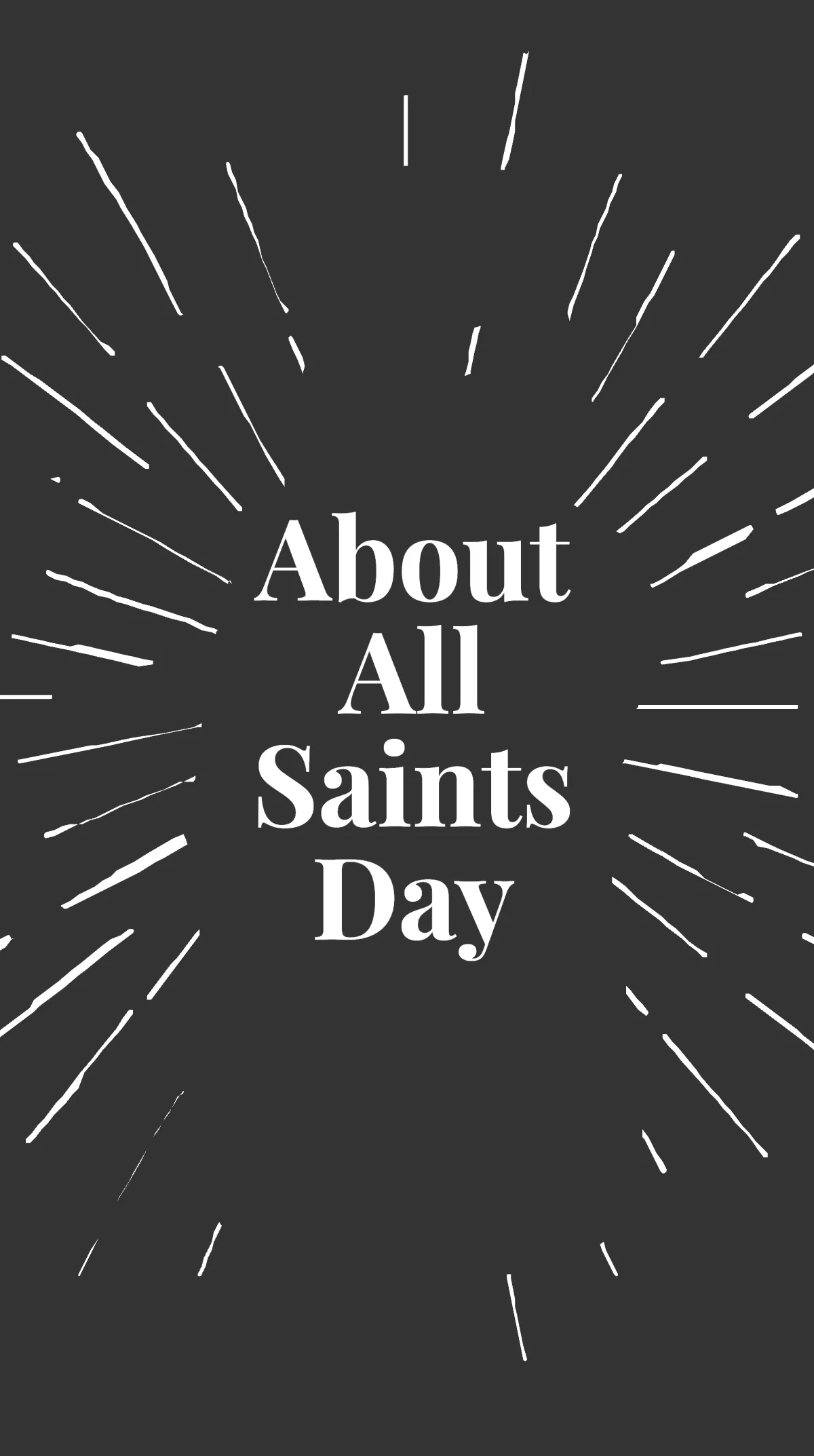 All Saints Day Quote Instagram Story Template