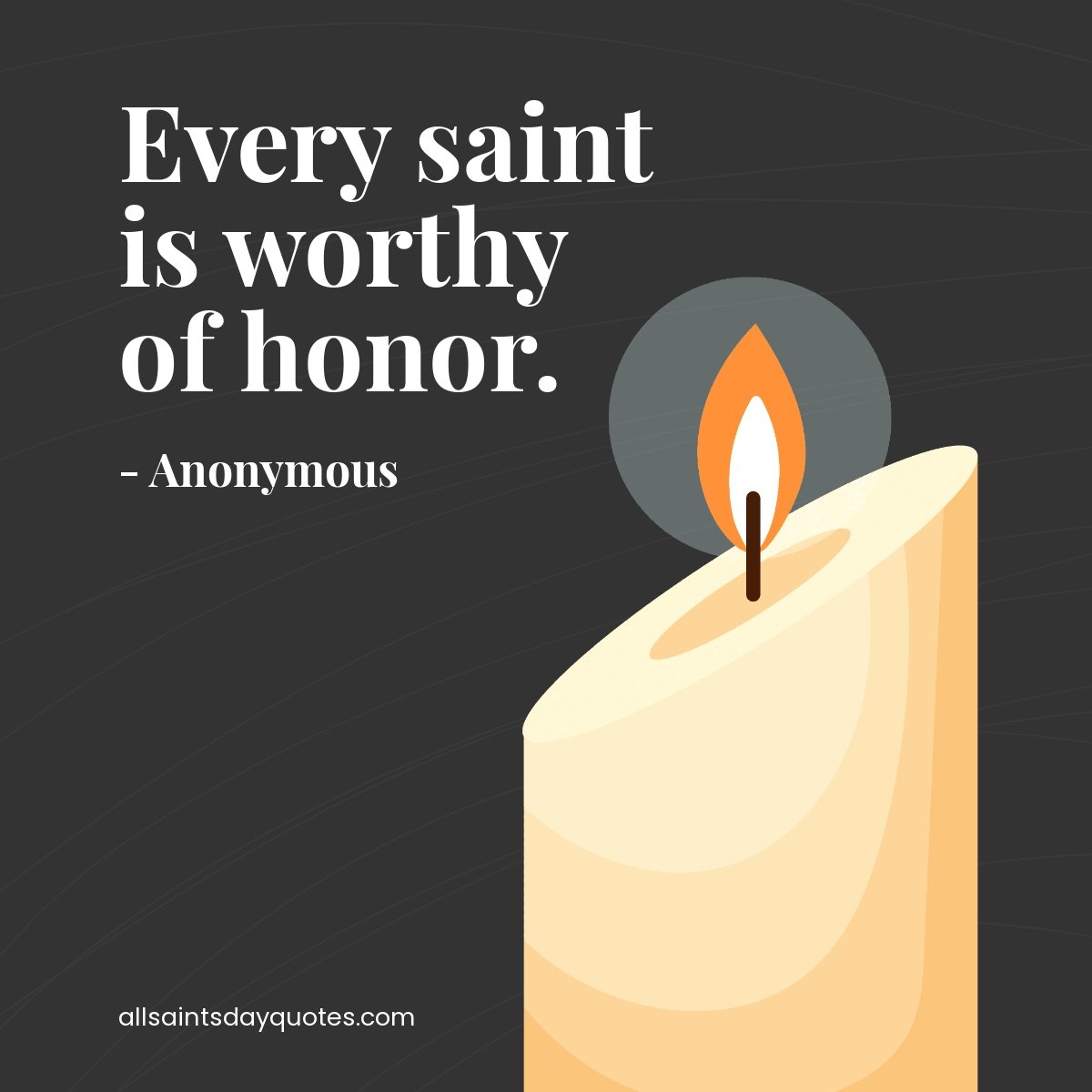 All Saints Day Quote Linkedin Post Template