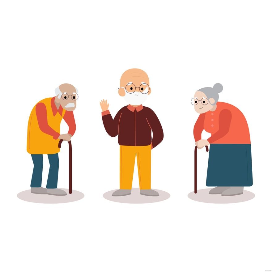 Free Old People Vector