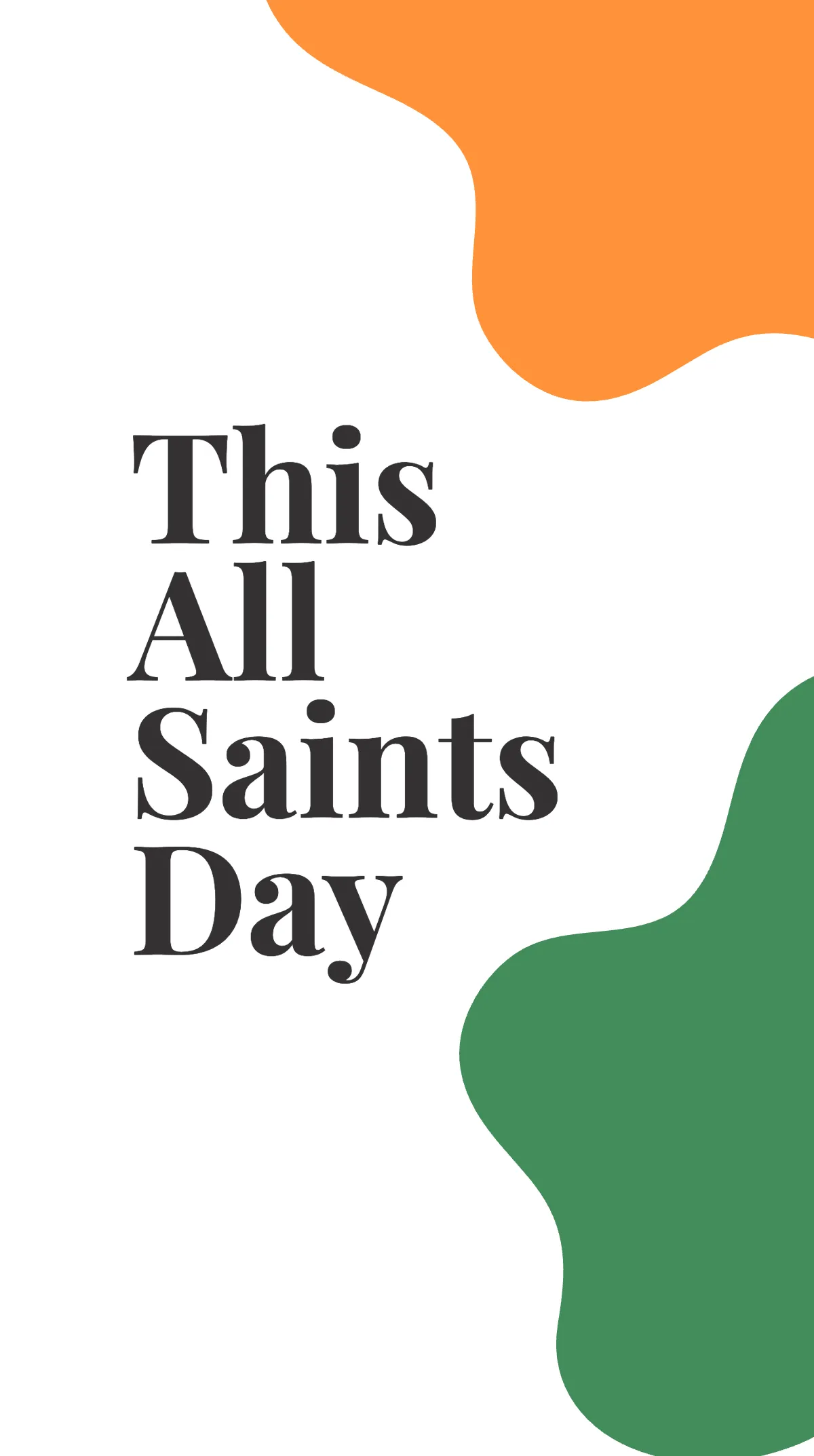 Free All Saints Day Invitation Instagram Story Template to Edit Online