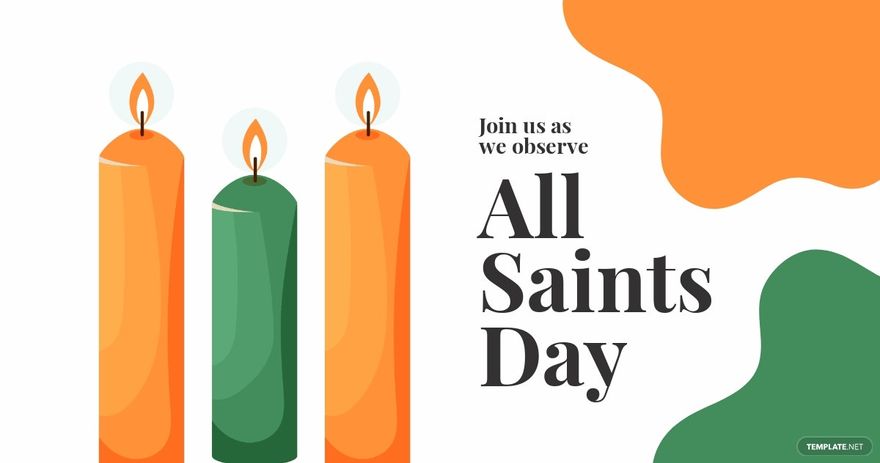 All Saints Day Invitation Facebook Post